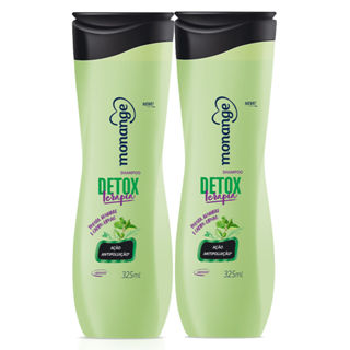 Kit 2 Shampoo Monange Detox Terapia 325ml em Oferta na Shopee