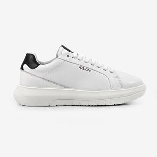 Tênis Casual Energy Ferracini Branco Com Solado de EVA Cadarço de Elástico de Couro 8285-695C