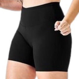 Shorts Suplex Legging Academia Cós Alto Não fica Transparente