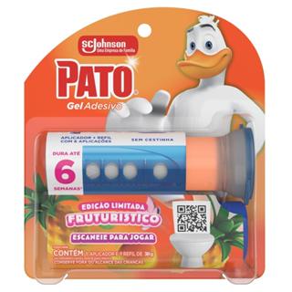 Detergente Sanitário Gel Adesivo com Aplicador Fruturístico Pato 38g Refil em Oferta na Shopee