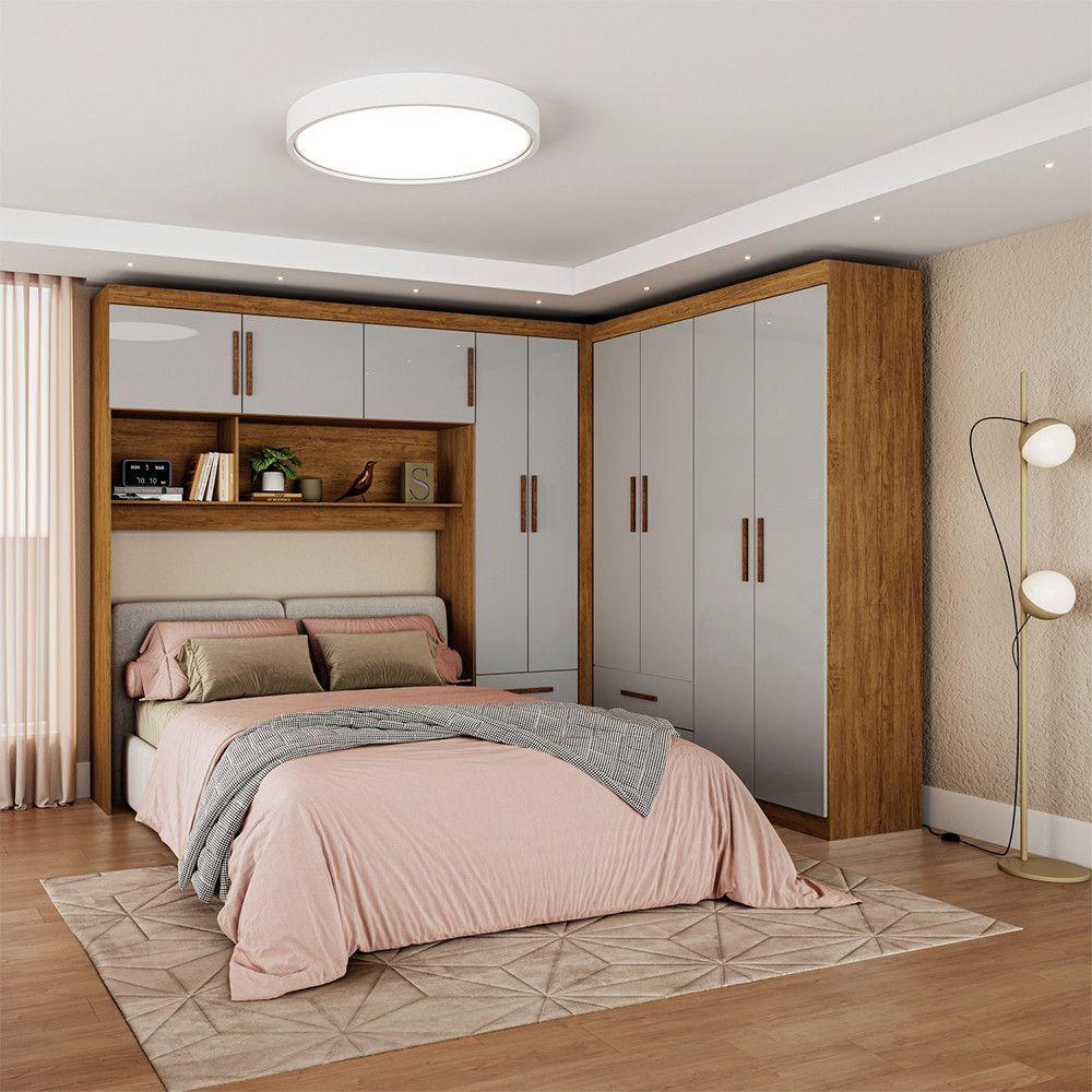 Guarda Roupa Casal Modulado 5 Portas Hercules 4 Portas