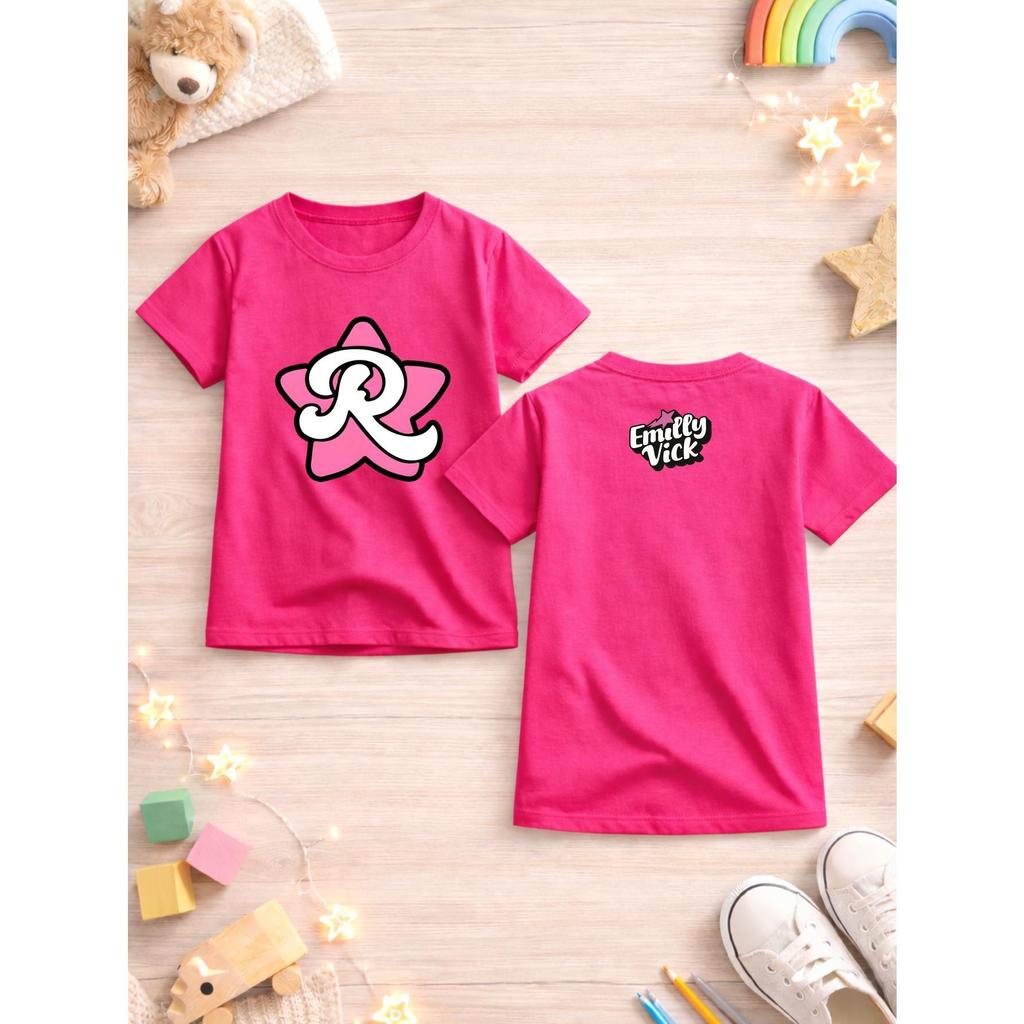 Camiseta Turma Emilly Vick Camisa Rosa Emilly Vick Youtuber 100% Algodão Premium em Oferta na Shopee