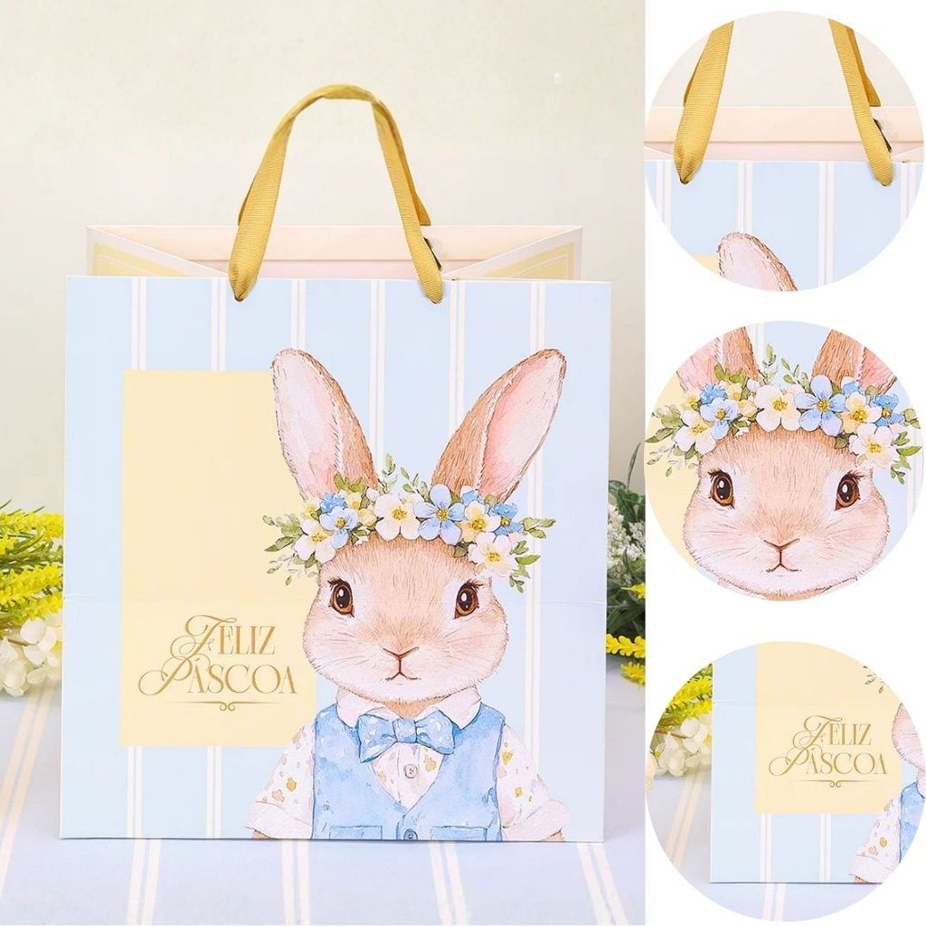 10 SACOLA PÁSCOA GRANDE 27X23X26CM AMANHECER 5460 ( PASCOA JANGO 2026 ) em Oferta na Shopee