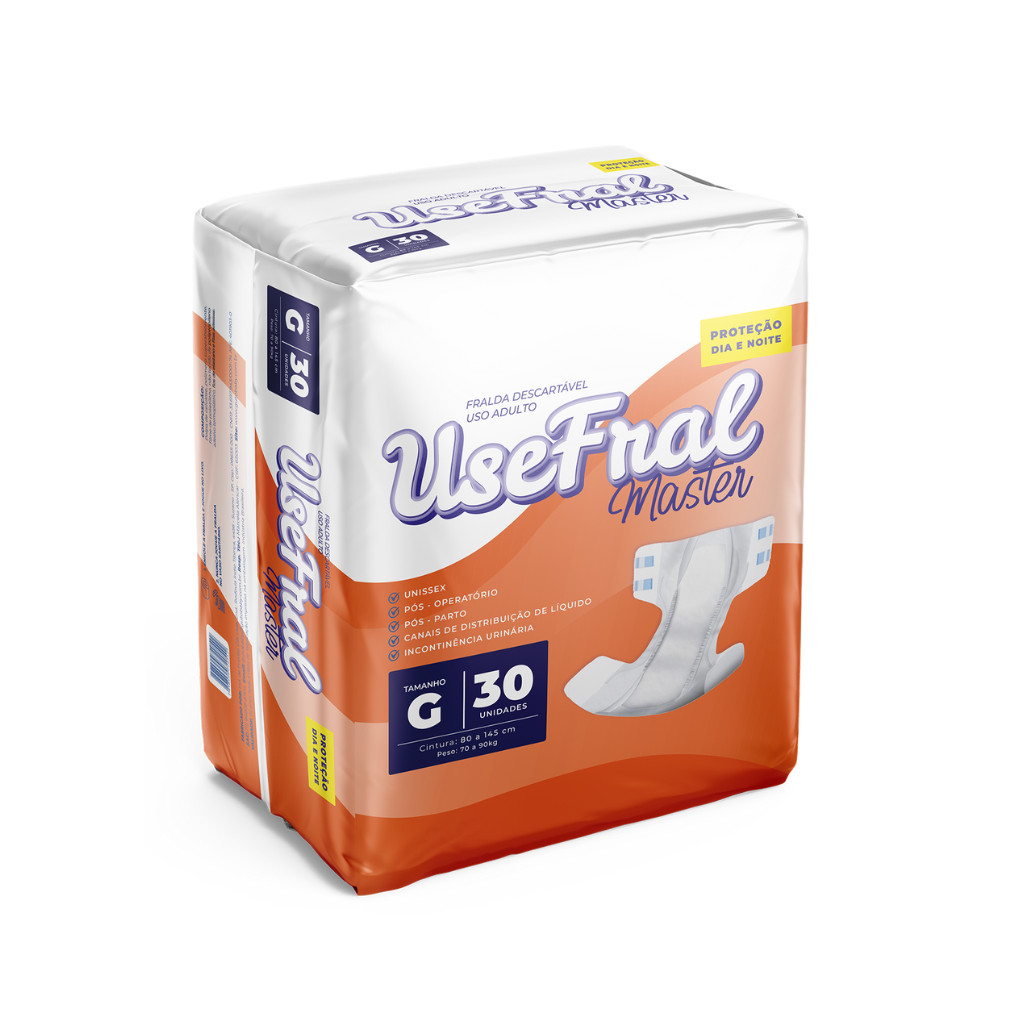 Fralda Geriatrica Usefral Mega G/30 - Entrega Rápida em Oferta na Shopee