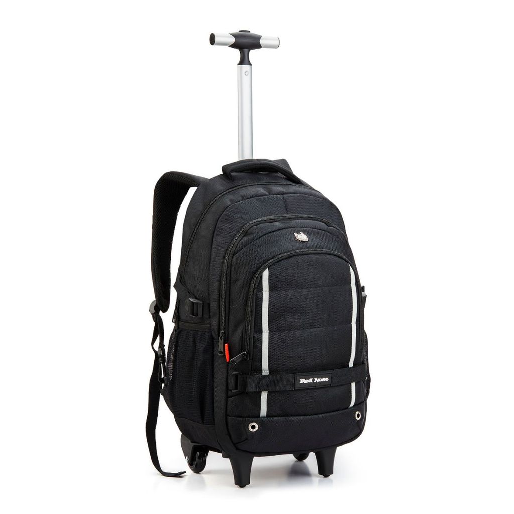 Mochila Rodinhas Notebook 19'' Preta Casual Red Nose Masculino Seanite