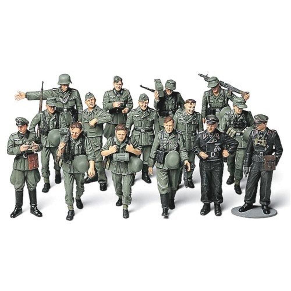Tamiya 148 Série Militar em Miniatura No30 Conjunto de Marcha de Infantaria do Exército Alemão Modelo de Plástico 32530