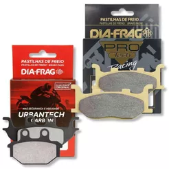 Kit Pastilhas de Freio P/ Nh 190 Até 2024 Diafrag