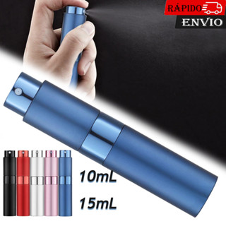 Frasco de perfume atomizador de 10/15ml para viagem frasco de perfume recarregável dispensador em Oferta na Shopee