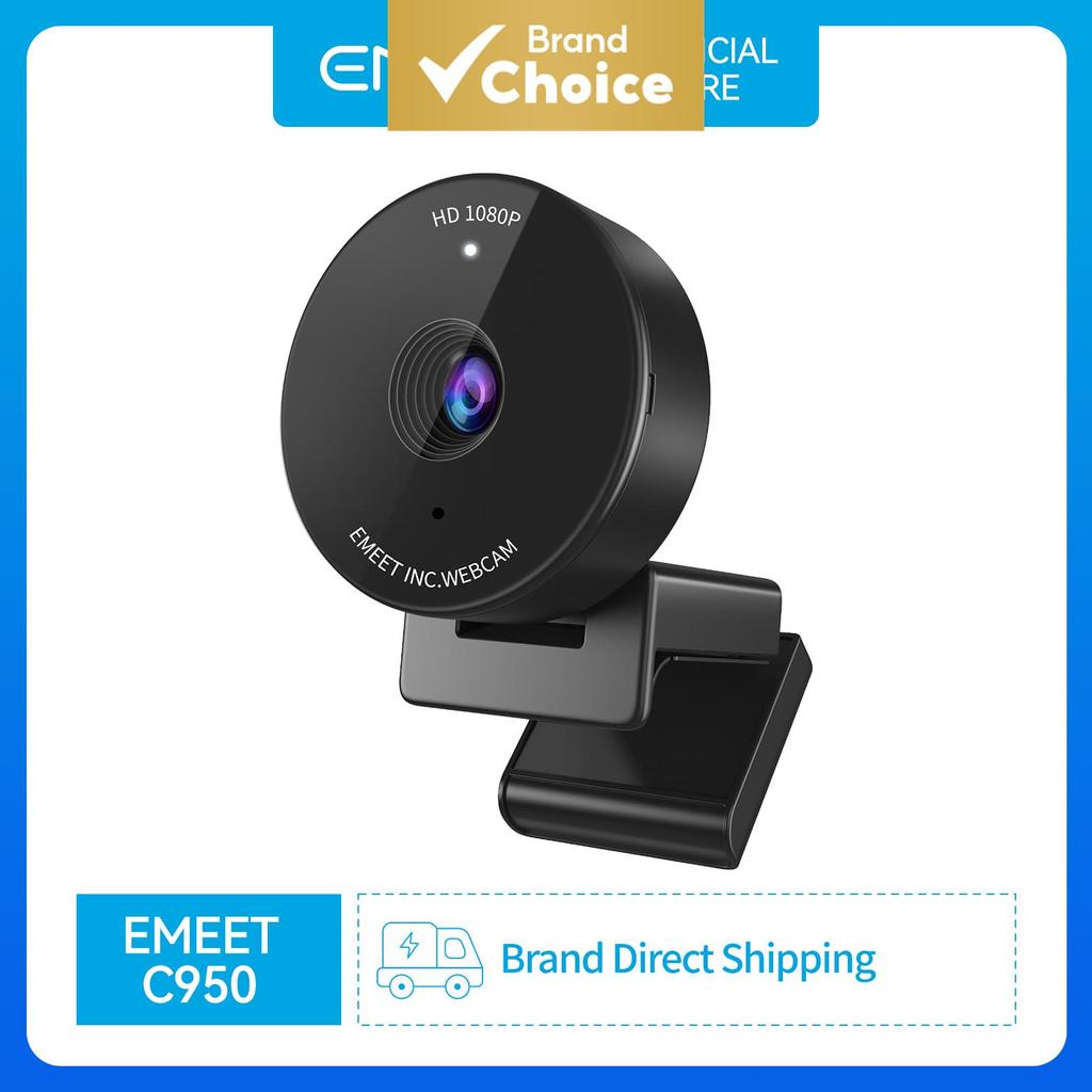 Câmera Webcam 1080p Emeet C950 USB Visão de 70° Computador, Microfone Reuniões, Aulas Online, Zoom — R$ 78,37 em Shopee, 36% OFF