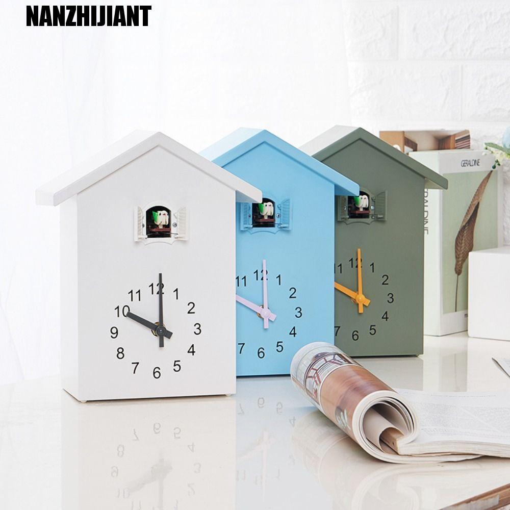 NANZHIJIANT Relógio De Parede Cuco , Com Pêndulo De , Plástico Para Casa De Pássaros , Carrilhão De Em Formato De