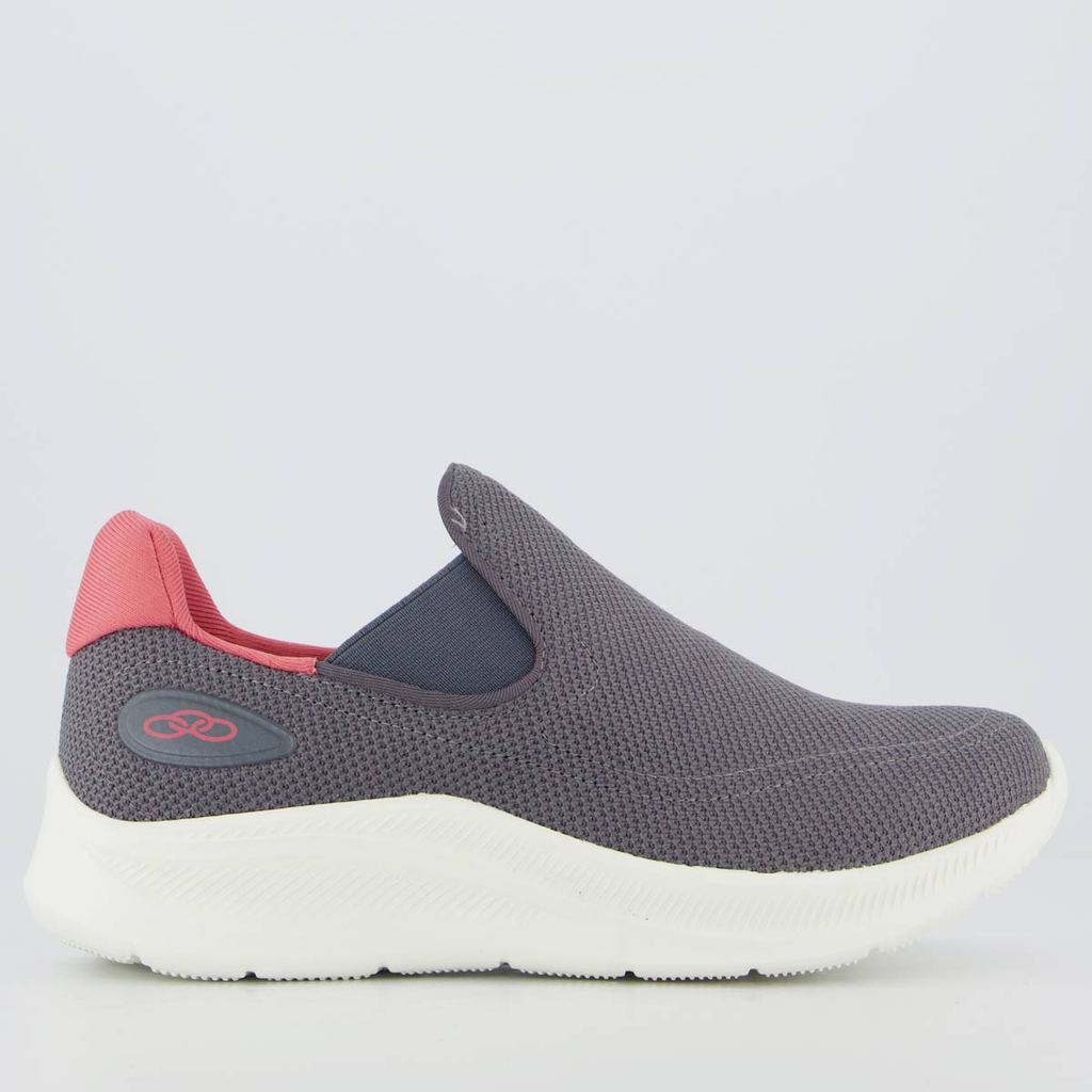 Tênis Olympikus Flutua 2 Feminino Cinza e Branco