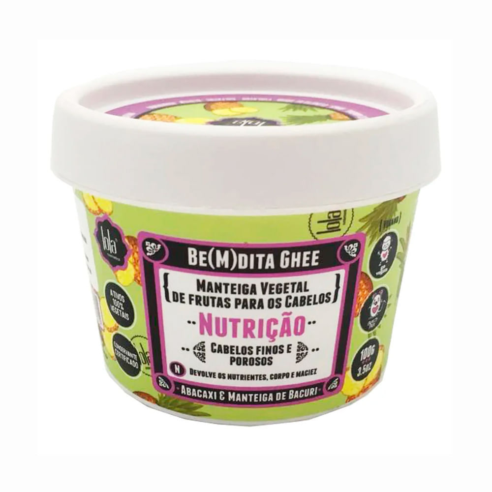 Manteiga Capilar Lola Be(M)Dita Ghee Nutricao 100g em Oferta na Shopee