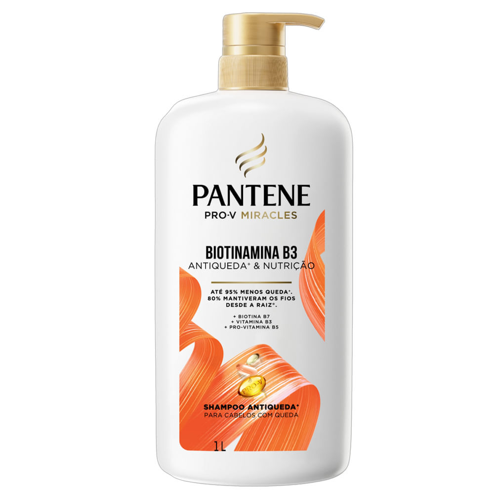 Shampoo Pantene Pro-V Miracles Biotinamina B3 1 Litro em Oferta na Shopee
