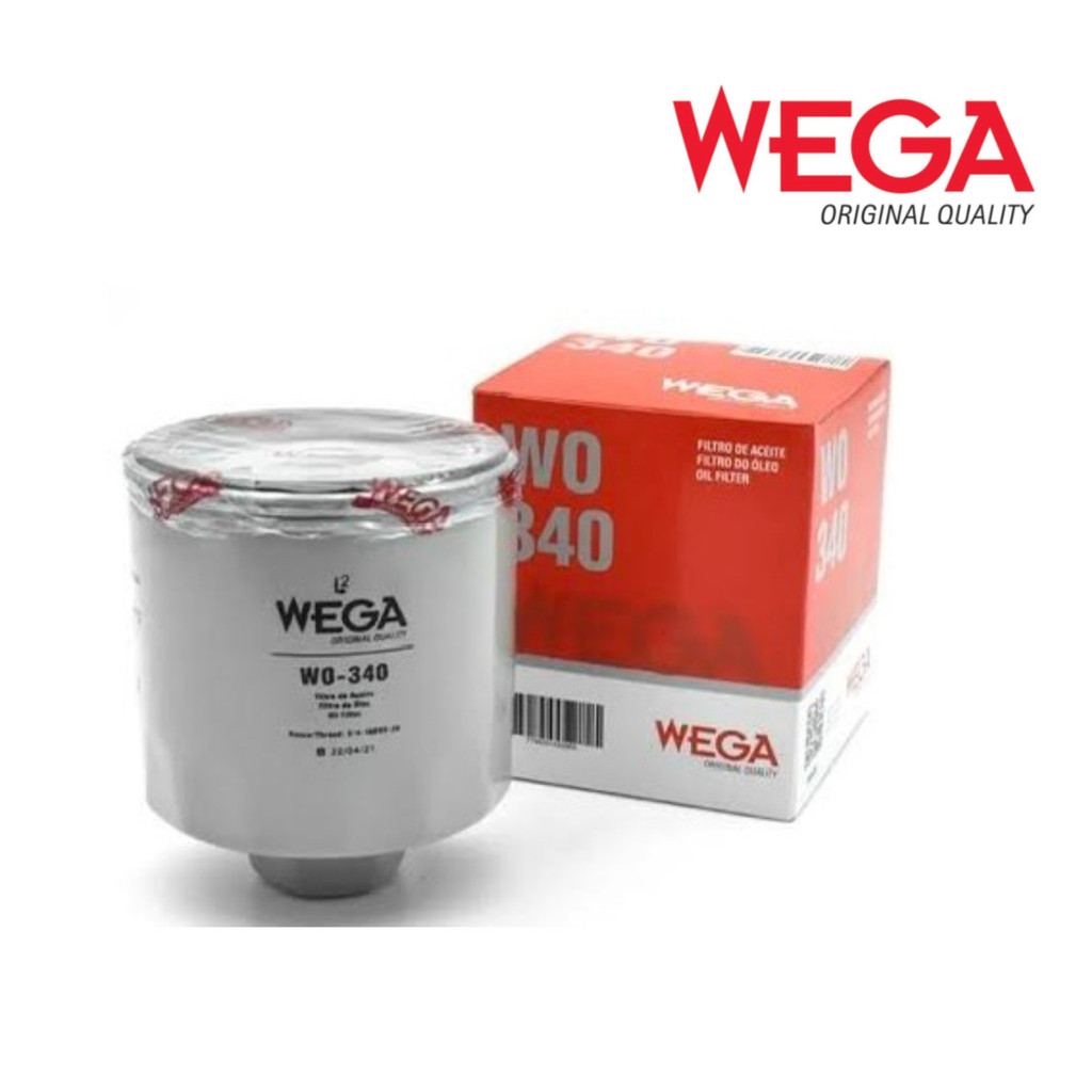 Filtro Óleo Wega WO340 Bora / Fox / Gol / Golf / Saveiro / Parati / Polo / Voyage / 1.0 / 1.6