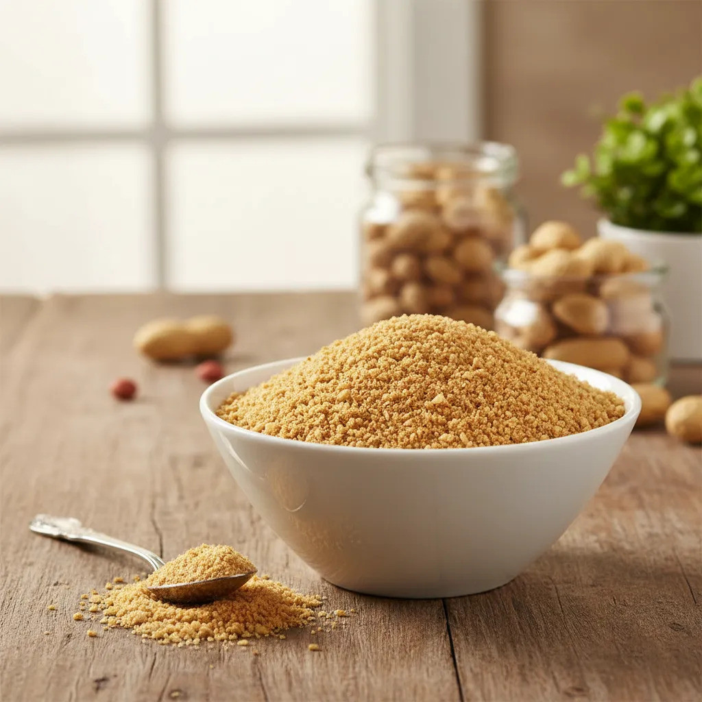 Farinha De Amendoim Premium 1kg 100% Pura Zanckers em Oferta na Shopee