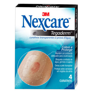 Curativo Nexcare Tegaderm Sem Pad com 4 Unidades em Oferta na Shopee
