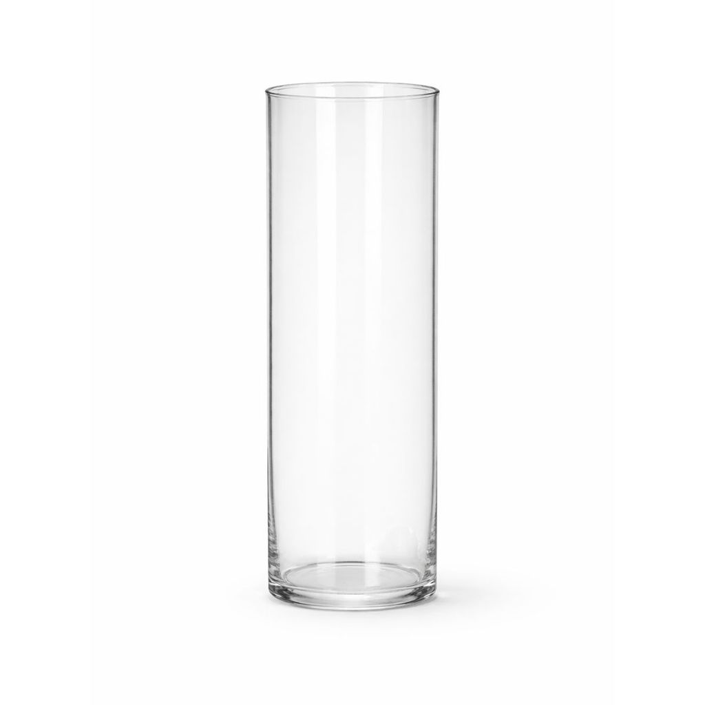 Vaso Tubo Vidro Cilindrico Transparente Arranjo Flor Pequeno