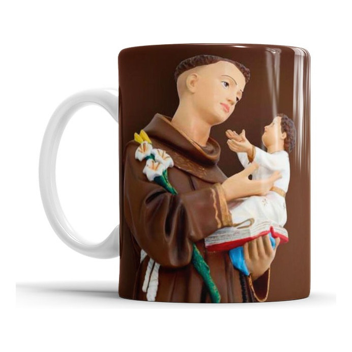 Caneca Santos Católicos Santo Antônio - Rogai Por Nós 325 Ml