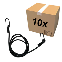 10 Unidades Elástico Bagageiro Extensor Gancho 1,5 metros Kit Resistente Forte bike Moto Ponta Ferro