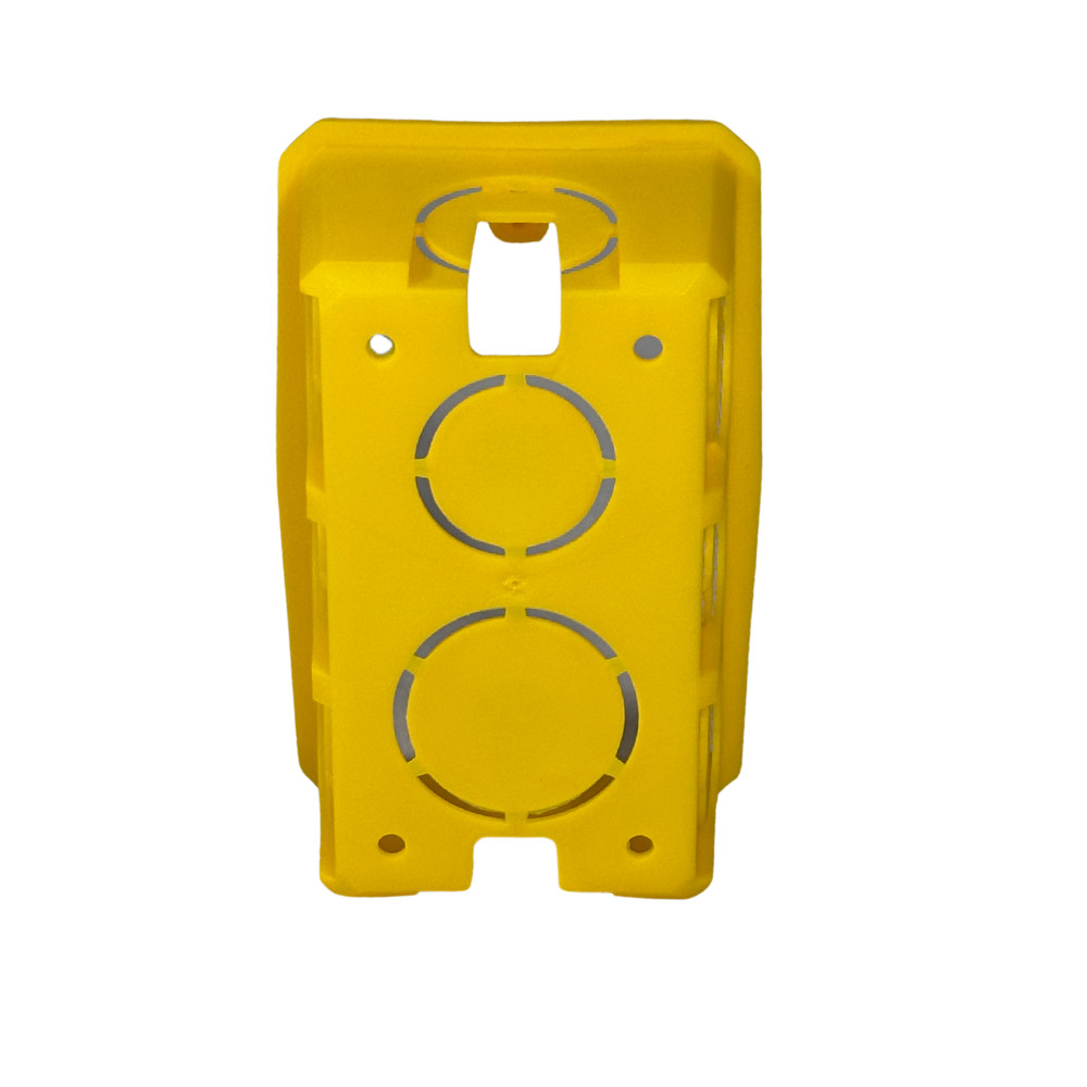 Caixa de Luz 4x2 Amarela C/ 10 unidades - Metasul — imagem 2 de 2