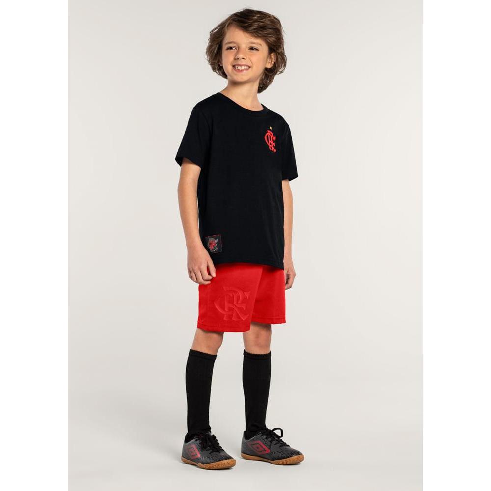 Conjunto Flamengo infantil menino Brandili em Oferta na Shopee