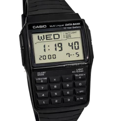 Relógio Casio Digital Calculadora Masculino Preto DBC-32-1ADF