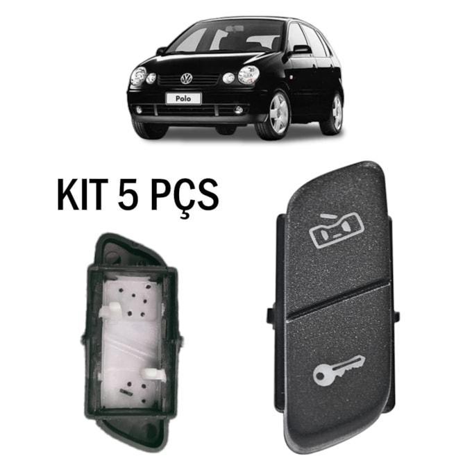 KIT 5 CAPA INTERRUPTOR TRAVA ELÉTRICA POLO ORIGINAL BIF012 em Oferta na Shopee