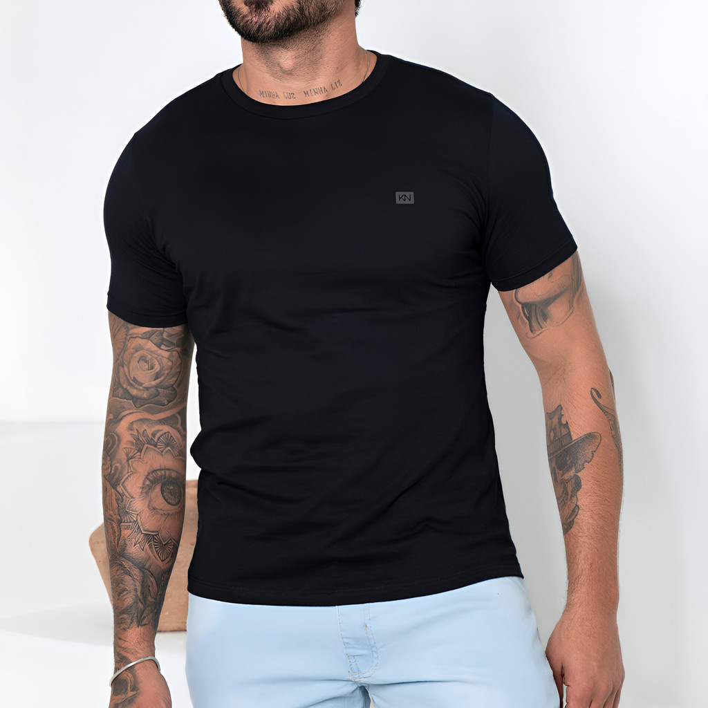 Camiseta Básica Masculina Slim Koenig 100% Algodão Atacado