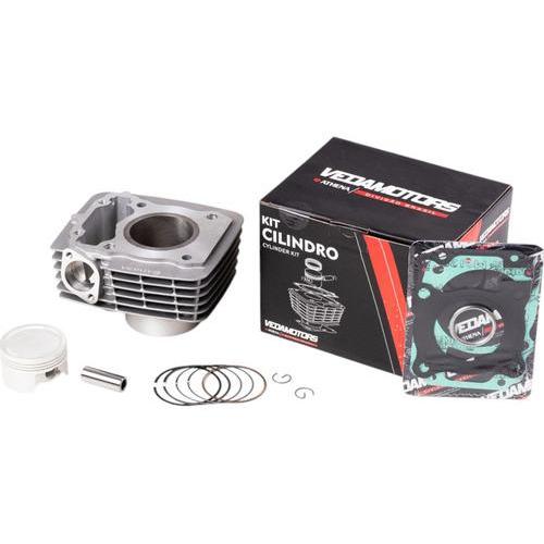 Kit Cilindro Pistão e Anéis CG/NXR 150 Titan Fan Bros ES ESD EX KS Vedamotors