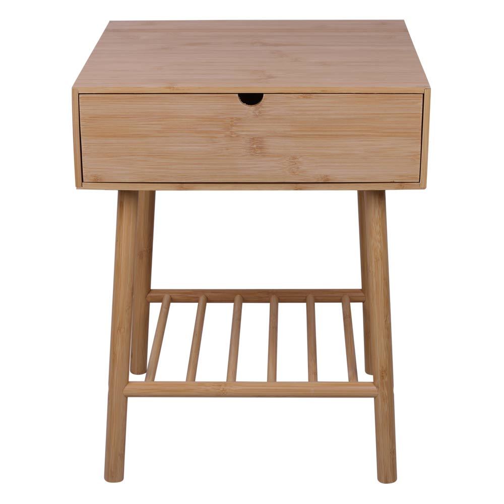 Mesa de Cabeceira Bambu Cazza Serene 40x35x50,5cm em Oferta na Shopee