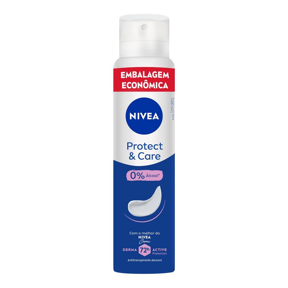 Desodorante Nivea Protect & Care Antitranspirante Aerosol 200ml em Oferta na Shopee