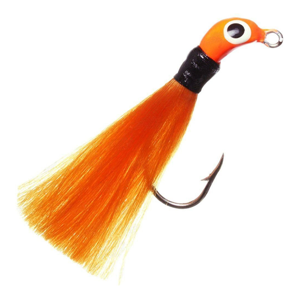 Isca Jig Lori 6cm 12g Laranja Para Pesca De Tucunaré E Robalo