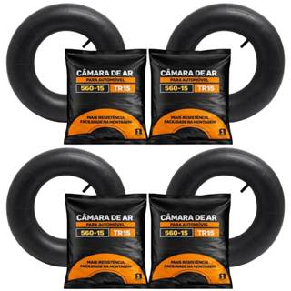 4 CAMARA DE AR COMPATÍVEL VW FUSCA ARO 15/560 RESISTENTE em Oferta na Shopee