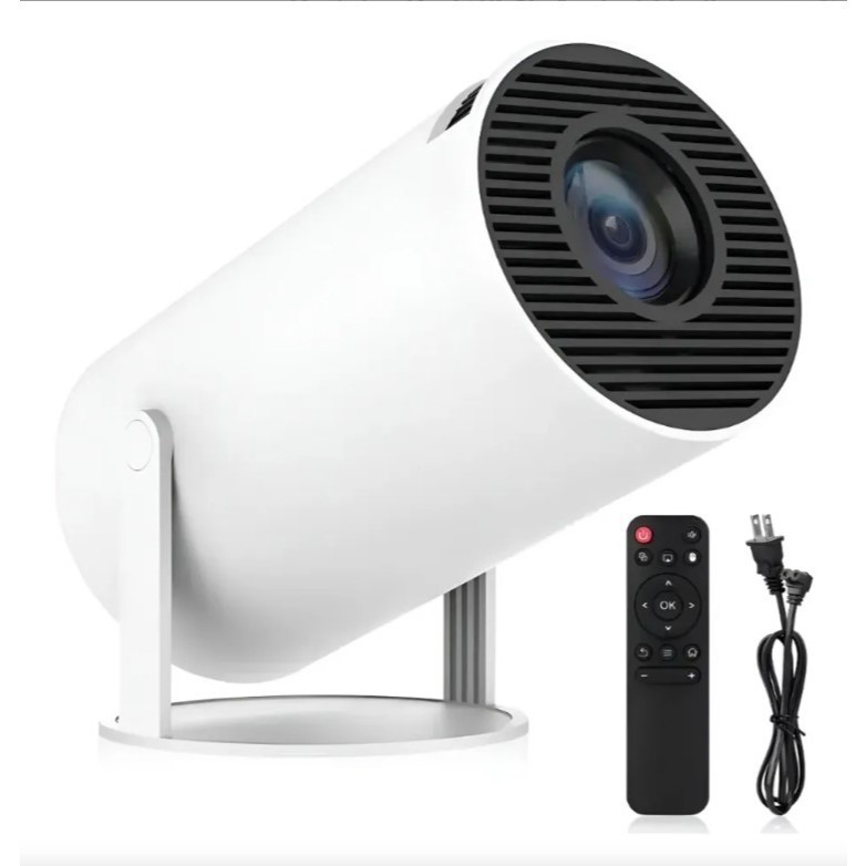 Projetor Portátil 4k Hd Android 11.0 Smart Wifi 5g Bluetooth Branco 127/220v