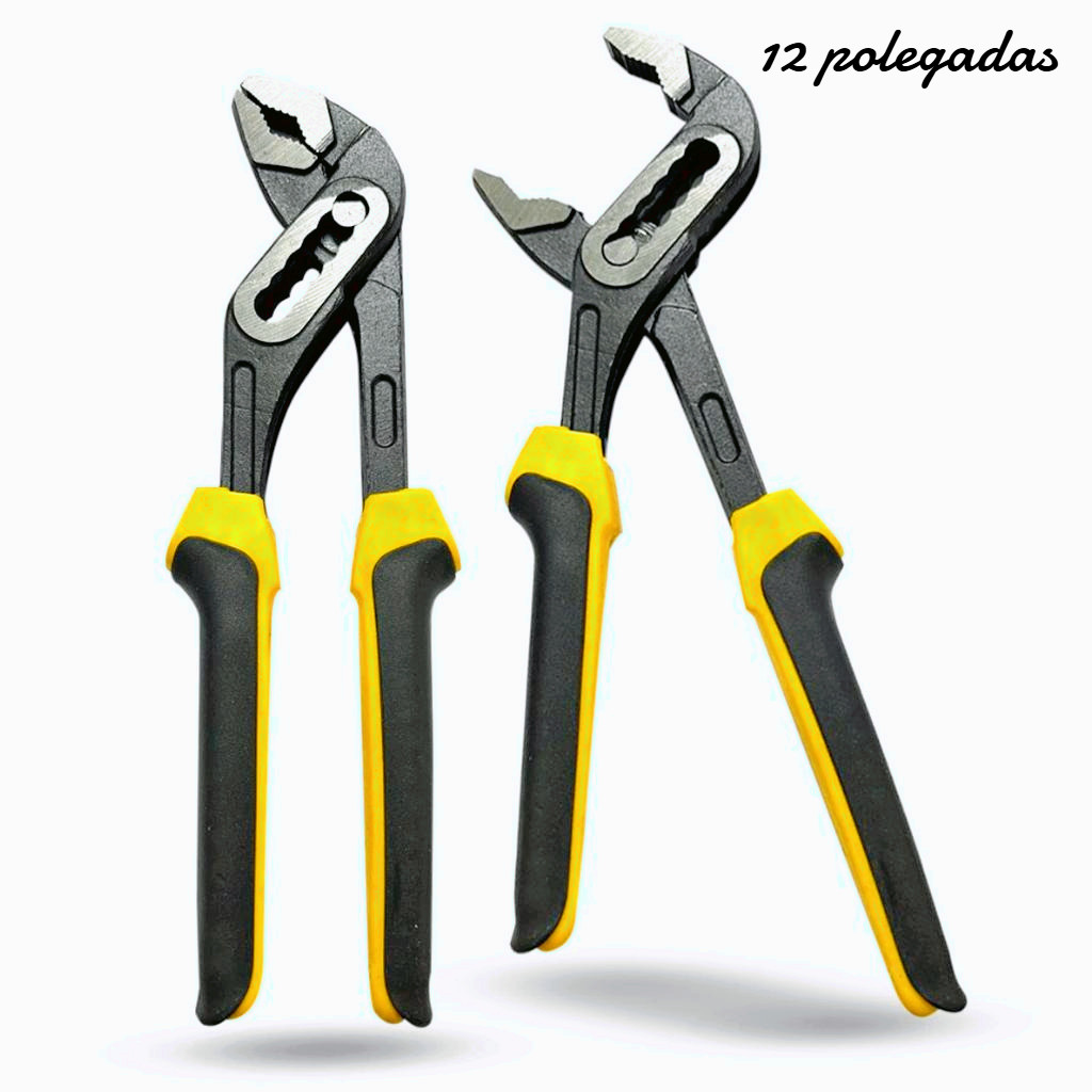 Alicate Bomba D'água 12 Pol Reforçado Bico Papagaio Profissional Ferramenta Robusta