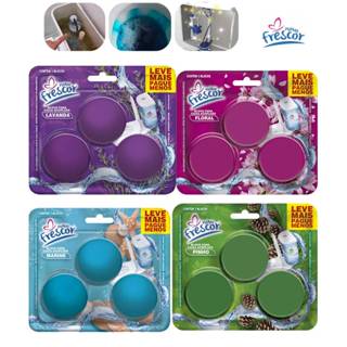 Pastilha Sanitária para Caixa Acoplada 3 Unidades – Bloco Limpeza Vaso Sanitário Anti Odor em Oferta na Shopee