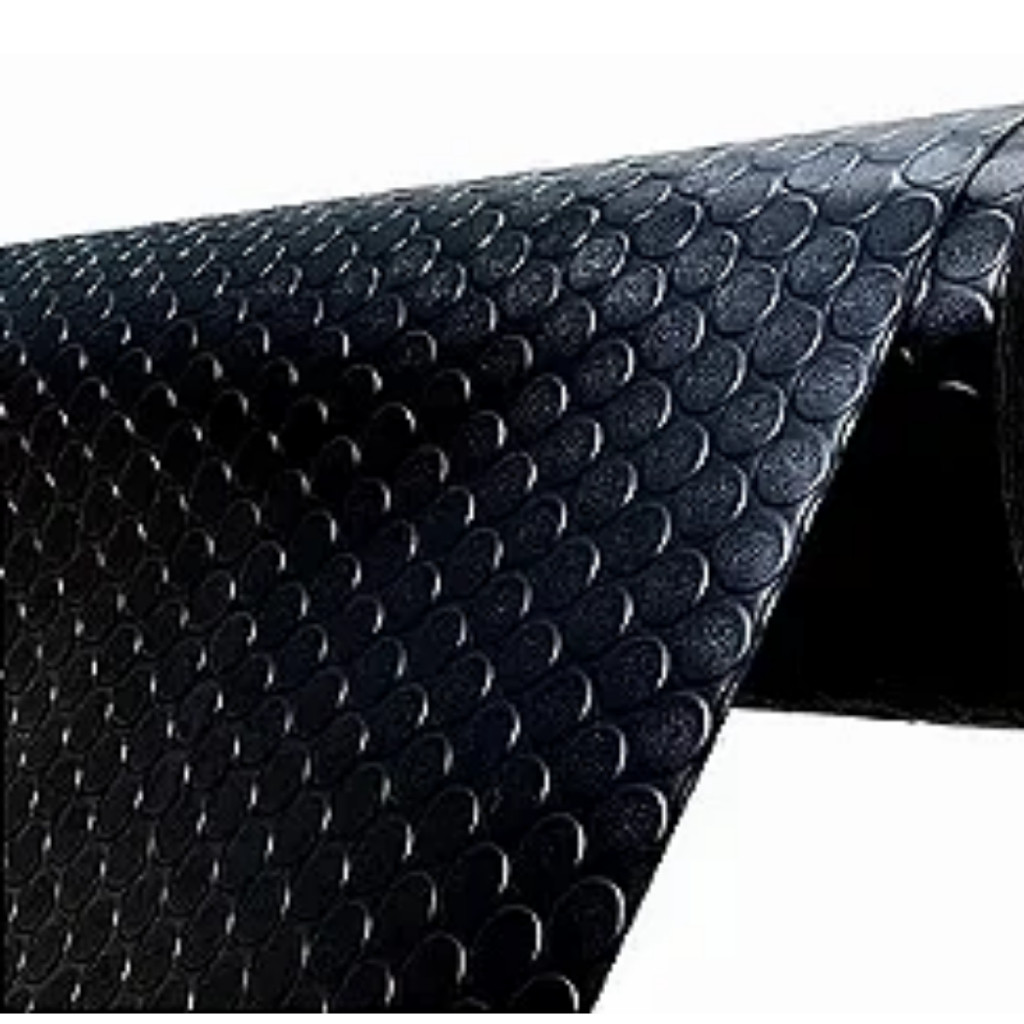 Piso Borracha Tipo Moeda Revestimento Piso Academia Crossfit Resistente 5 M x 50 Cm