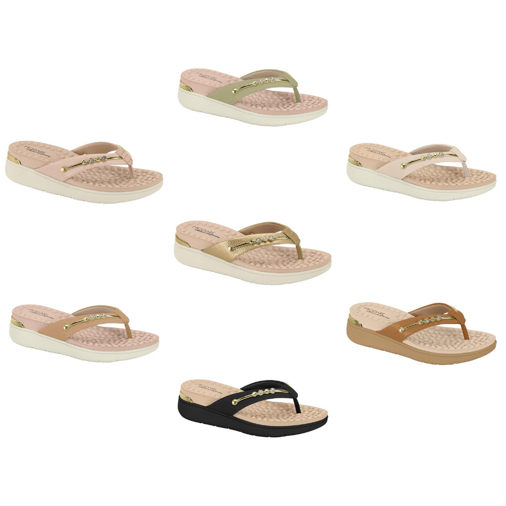 Chinelo Tamanco Feminino Anabela Modare Ultraconforto