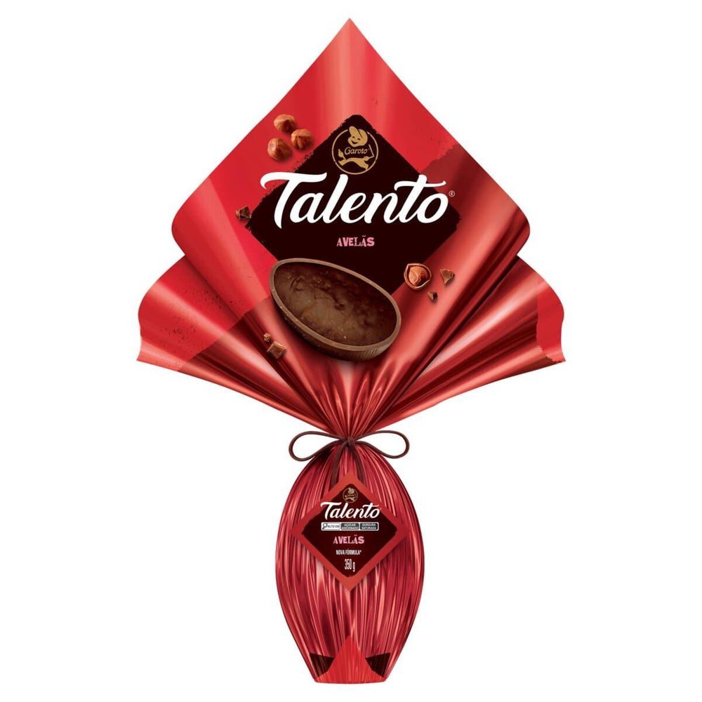 Ovo de Páscoa Garoto Talento Avelãs 350g em Oferta na Shopee