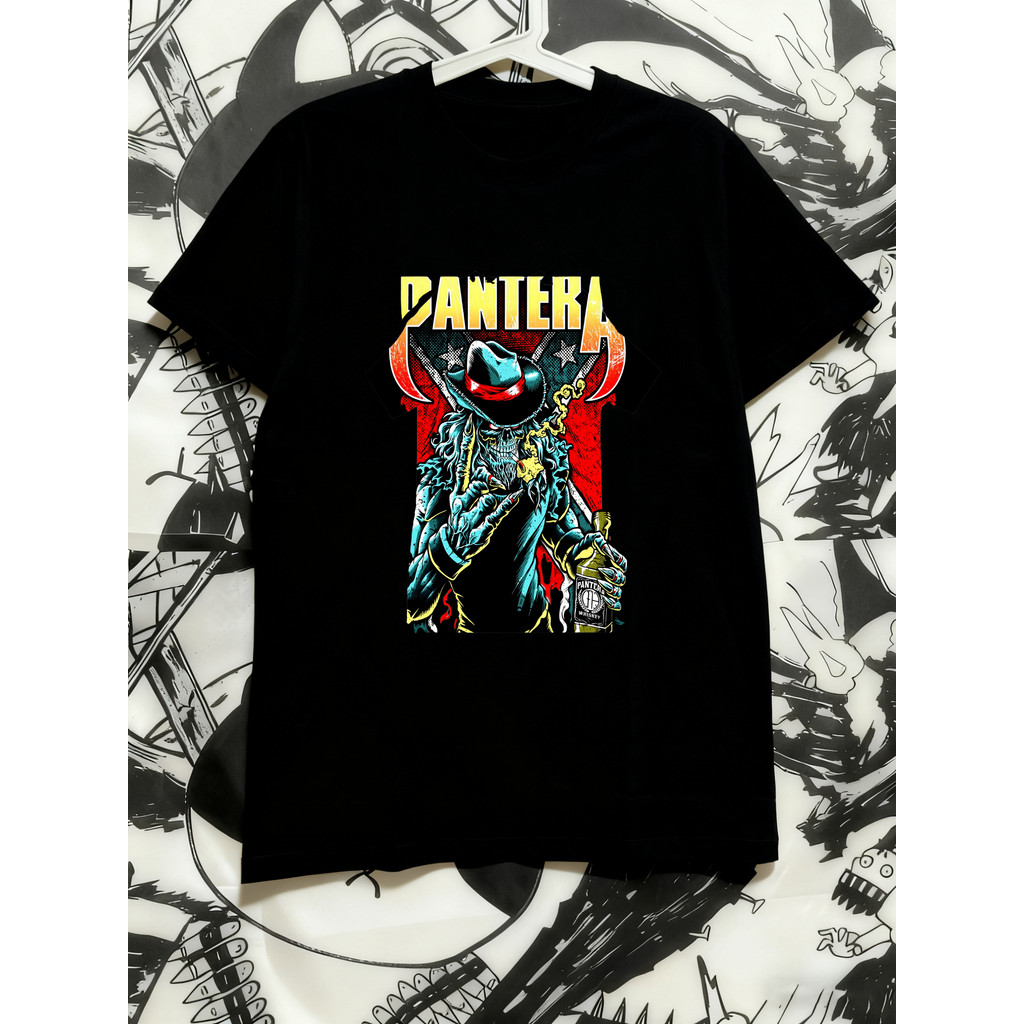 Music.Soul Camiseta Camiseta Pantera Estampa com personagem fantasma moderno atemporal estilosa casual tendência