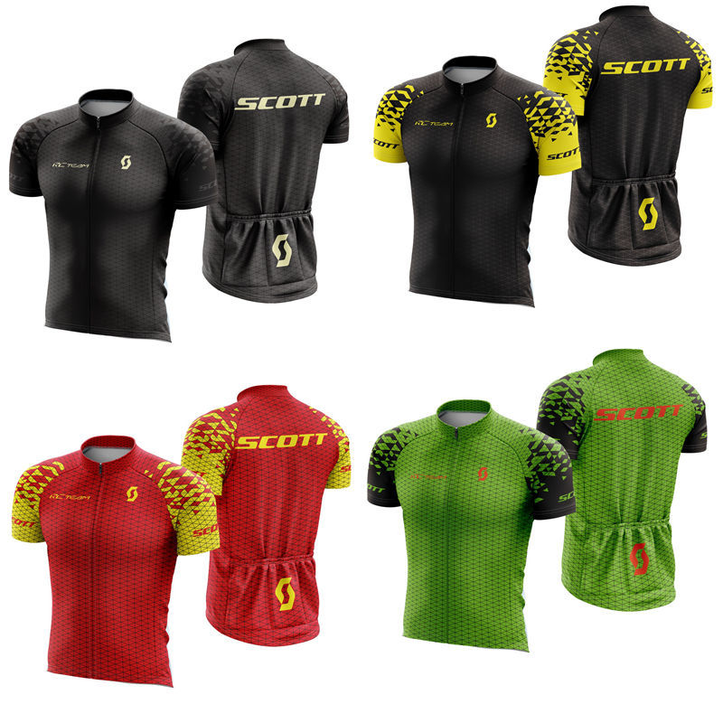 Scott Pro Equipe Verão Camisa De Ciclismo Terno Masculino Respirável Mountain Bike Roupas Maillot Ropa