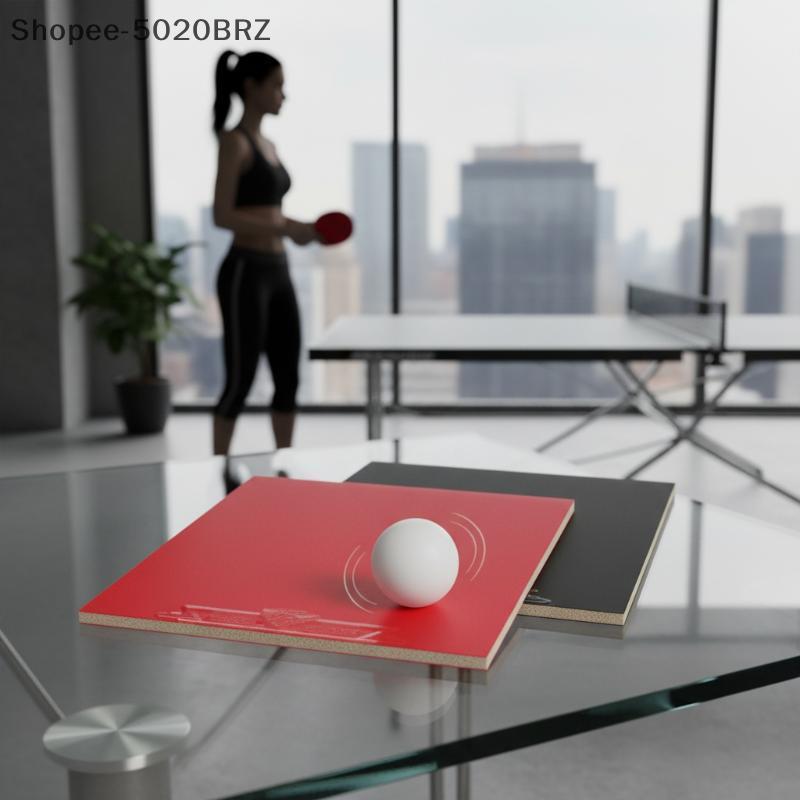 [THEBR] Reator Tornado V5 Borracha Para Tênis De Mesa Stiy Loop Atta Ping Pong Média Dura Com Esponja De Energia Interna