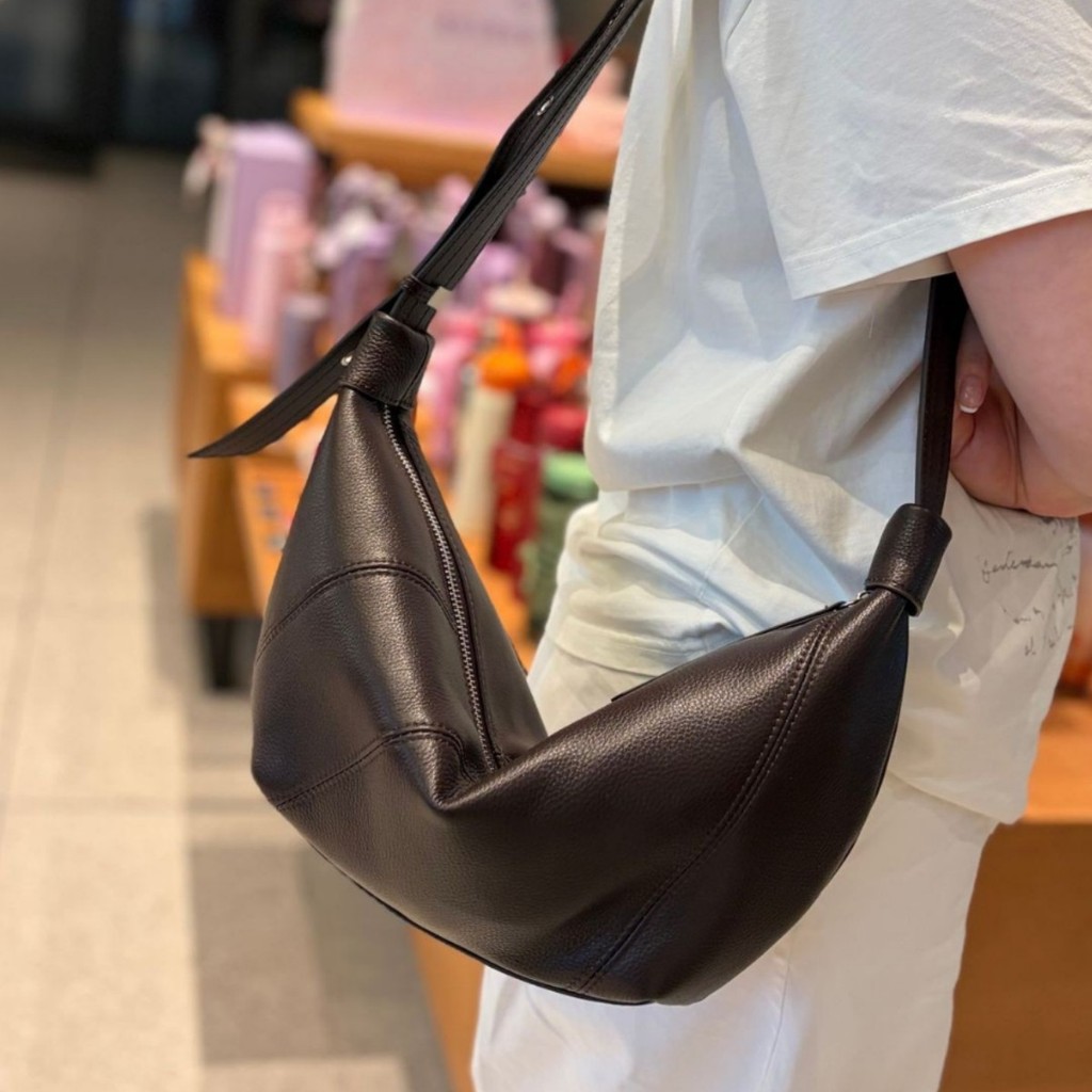 Primeira camada de couro bolsa de ombro Casual senhoras moda All-Match simples zíper sacola de couro genuíno Cross-Body