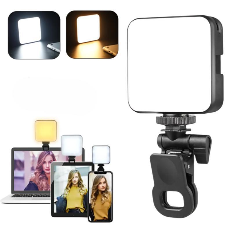 Luz LED USB Portátil para Fotografia Noturna Iluminação Profissional para Vídeos e Fotos