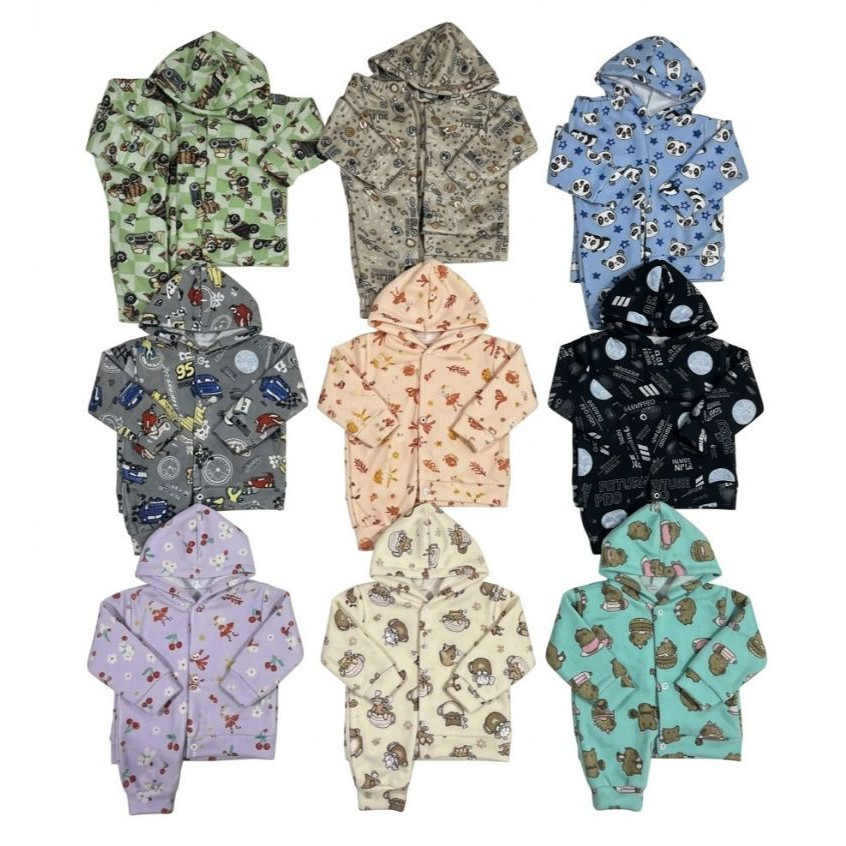 kit 2 Conjuntos De Soft Tamanho P-m-g 1-2-3 Em Promoção Menino/menina Enxoval De Bebê Inverno