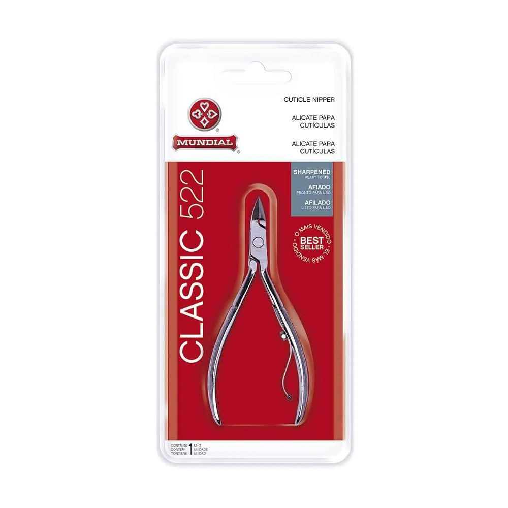 Alicate para Cutícula Mundial 522 Classic em Oferta na Shopee