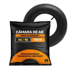 CÂMARA DE AR PARA PNEU CARRO ARO 14 15 BICO TR13
