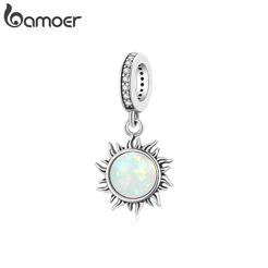 Bamoer Bead Aobao Little Sun Pingente DIY Pulseira Colar Acessórios Para Presentes Femininos