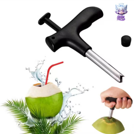 Abridor de Coco Inox Manual 3/2/1 Furador Para Coco Verde Quiosques e Praia