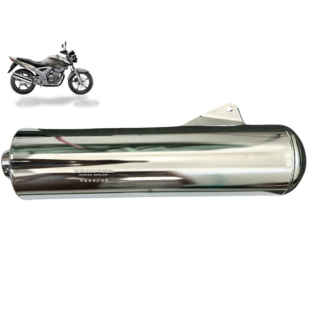 Escapamento CBX 250 Twister 2001/ 2008 Mod. Original Fortuna